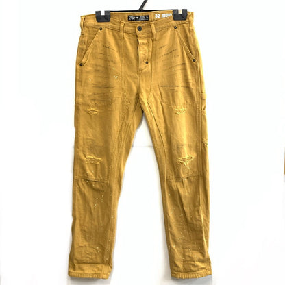 【中古品】【メンズ】 PRPS紫製品 ダメージ加工デニムパンツ ボトムス ブランド 古着 158-251228-gm-26-fuz サイズ：32 カラー：ベージュ ブラウン 万代Net店