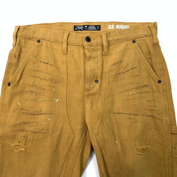 【中古品】【メンズ】 PRPS紫製品 ダメージ加工デニムパンツ ボトムス ブランド 古着 158-251228-gm-26-fuz サイズ：32 カラー：ベージュ ブラウン 万代Net店