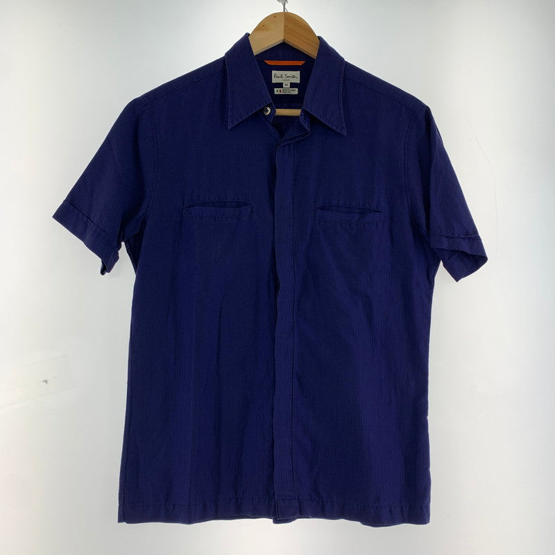 【中古品】【メンズ】 PAUL SMITH ポール・スミス 半袖シャツ BLUE SIZE:M 141-260920-io-27-fuzh カラー：ブルー 万代Net店