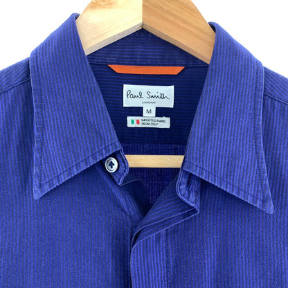 【中古品】【メンズ】 PAUL SMITH ポール・スミス 半袖シャツ BLUE SIZE:M 141-260920-io-27-fuzh カラー：ブルー 万代Net店