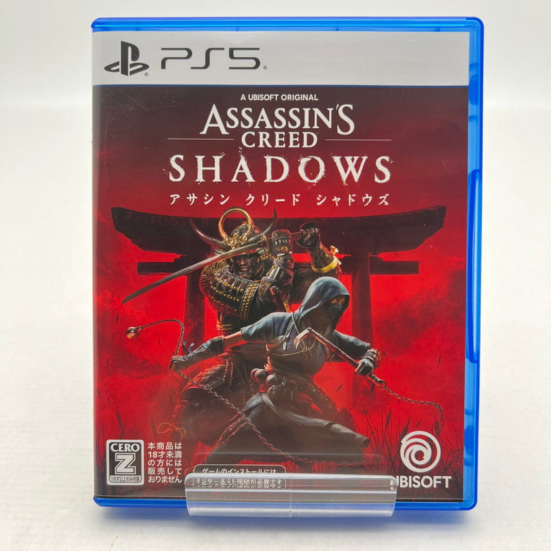 【中古美品】 アサシン クリード シャドウズ スタンダードエディション PS5 [CERO区分_Z / 18歳以上対象] 026-260706-MO-04-fuz 万代Net店