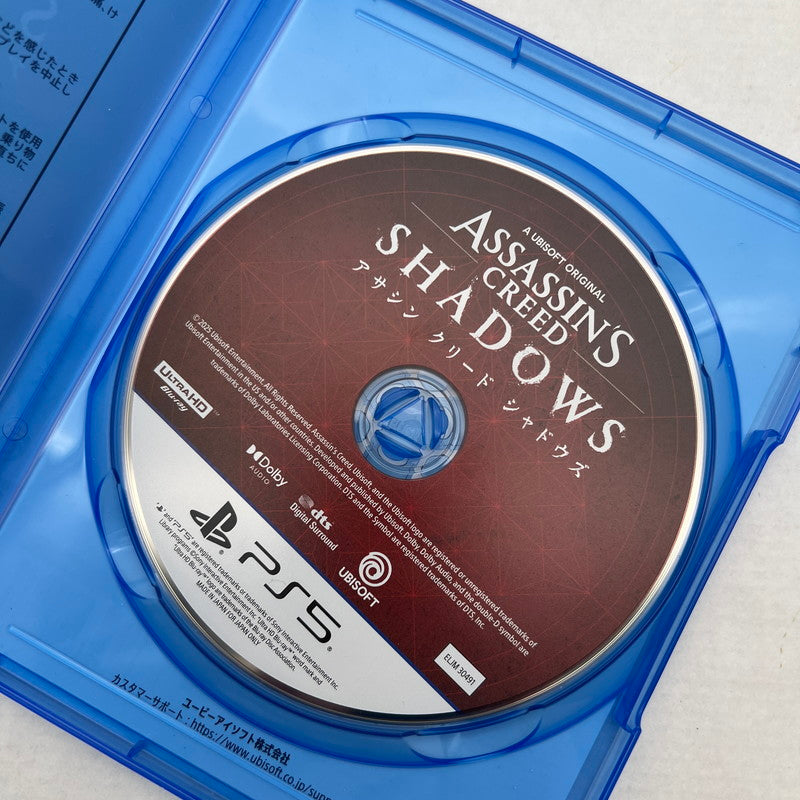【中古美品】 アサシン クリード シャドウズ スタンダードエディション PS5 [CERO区分_Z / 18歳以上対象] 026-260706-MO-04-fuz 万代Net店