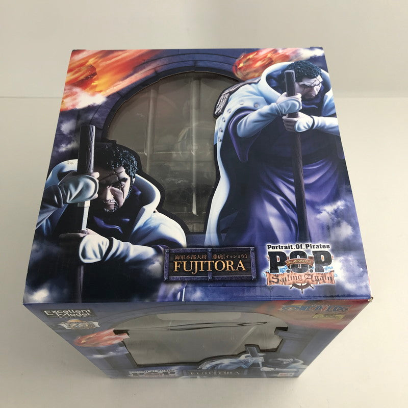 【中古品】 ワンピース P.O.P Sailing Again 海軍本部大将 藤虎 【イッショウ】 フィギュア 箱日焼けあり 047-260226-ky-01-fuzh 万代Net店