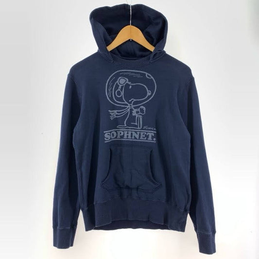 【中古品】【メンズ】 SOPHNET ソフネットパーカー　スヌーピー SNOOPY 142-260204-rn-05-fuz サイズ：M カラー：ネイビー 万代Net店