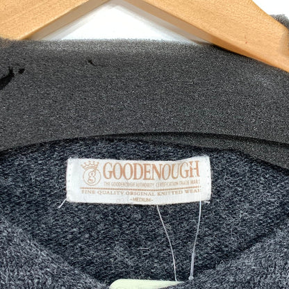 【中古品】【メンズ】 GOODENOUGH グッドイナフ KNIT PULLOVER ニットプルオーバー ブランド 古着 142-260207-gm-41-fuz サイズ：M カラー：チャコール 万代Net店
