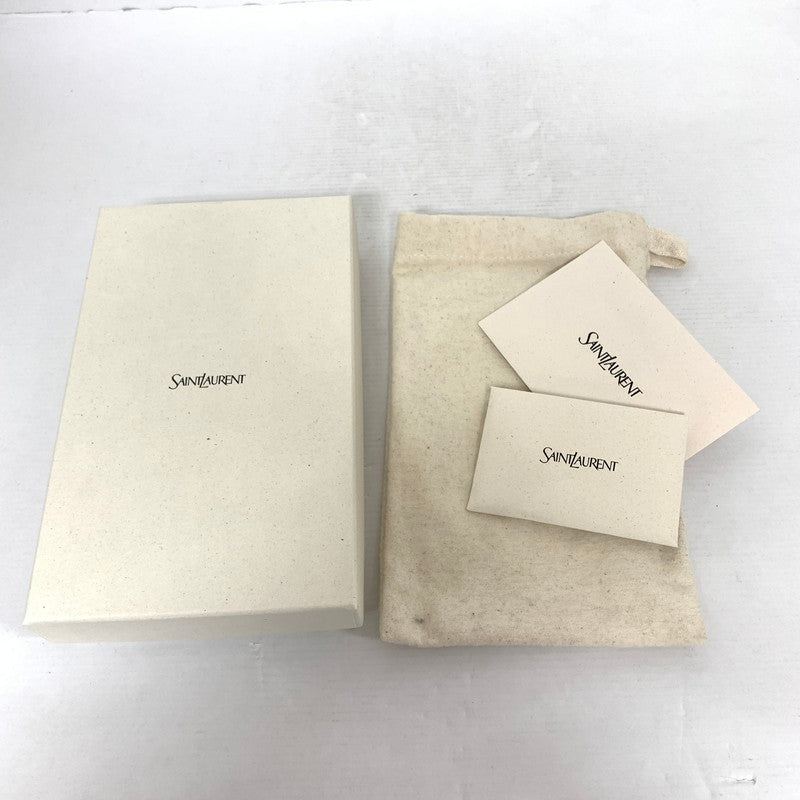【中古品】【メンズ/レディース】 SAINT LAURENT サンローラン 長財布 財布 635542 200-260116-ky-02-fuz カラー：ブラック 万代Net店