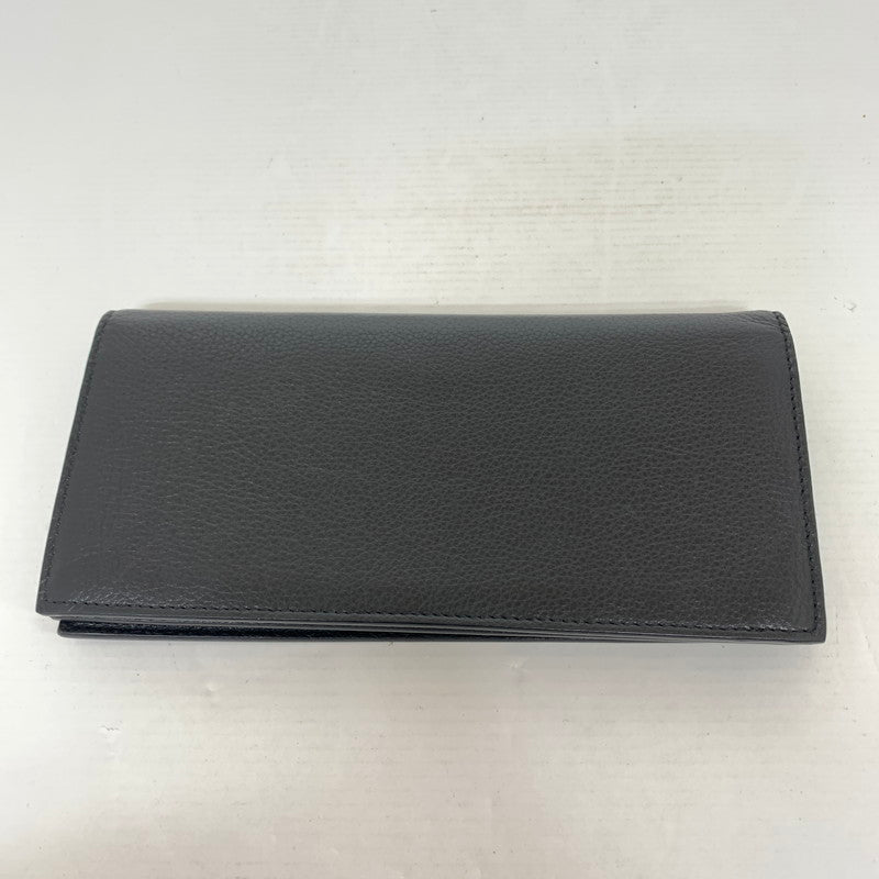 【中古品】【メンズ/レディース】 SAINT LAURENT サンローラン 長財布 財布 635542 200-260116-ky-02-fuz カラー：ブラック 万代Net店