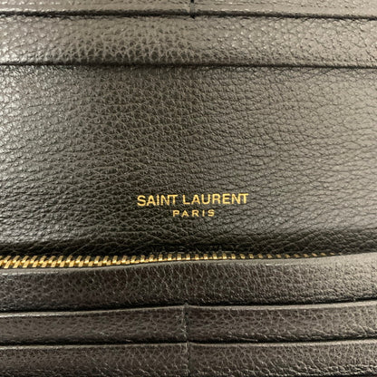 【中古品】【メンズ/レディース】 SAINT LAURENT サンローラン 長財布 財布 635542 200-260116-ky-02-fuz カラー：ブラック 万代Net店
