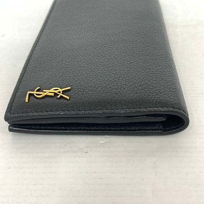 【中古品】【メンズ/レディース】 SAINT LAURENT サンローラン 長財布 財布 635542 200-260116-ky-02-fuz カラー：ブラック 万代Net店