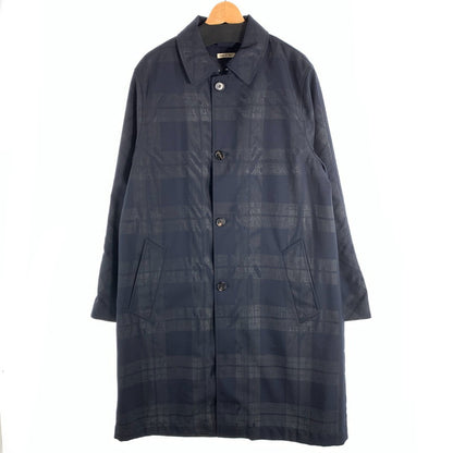 【中古品】【メンズ】 MARNI TUMU0049P0 マルニ ステンカラーコート ブランド 古着 141-260523-gm-38-fuz サイズ：50 カラー：ネイビー 万代Net店