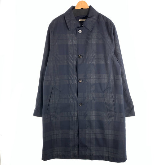 【中古品】【メンズ】 MARNI TUMU0049P0 マルニ ステンカラーコート ブランド 古着 141-260523-gm-38-fuz サイズ：50 カラー：ネイビー 万代Net店
