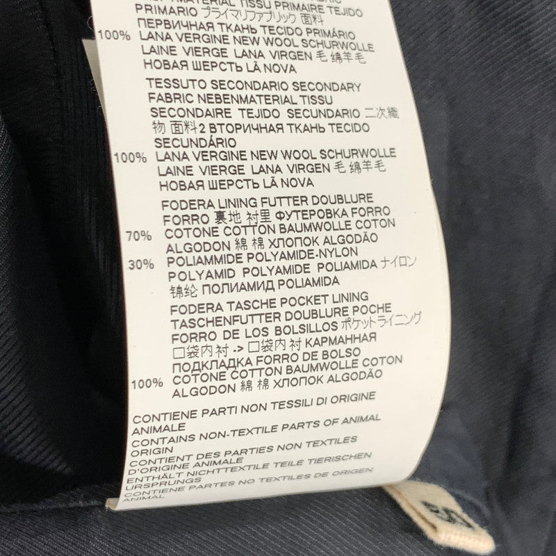 【中古品】【メンズ】 MARNI TUMU0049P0 マルニ ステンカラーコート ブランド 古着 141-260523-gm-38-fuz サイズ：50 カラー：ネイビー 万代Net店