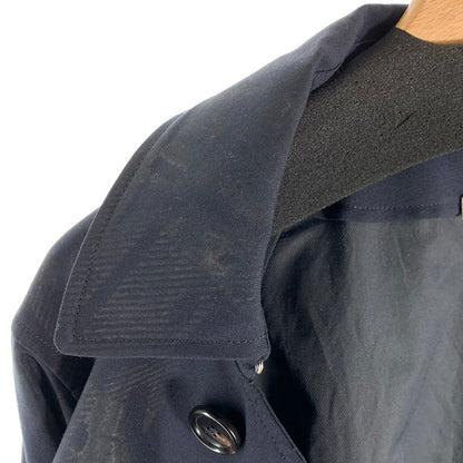 【中古品】【メンズ】 MARNI TUMU0049P0 マルニ ステンカラーコート ブランド 古着 141-260523-gm-38-fuz サイズ：50 カラー：ネイビー 万代Net店