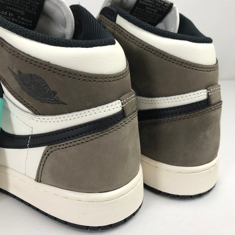 【中古美品】【レディース】 NIKE ナイキ 575441-105 AIR JORDAN 1 RETRO HIGH OG GS DARK MOCHA GS エアジョーダン1 レトロ ハイ OG GS ダークモカ スニーカー 靴 166-260113-mh-02-fuz サイズ：23.5 カラー：ホワイト 万代Net店