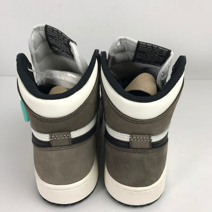 【中古美品】【レディース】 NIKE ナイキ 575441-105 AIR JORDAN 1 RETRO HIGH OG GS DARK MOCHA GS エアジョーダン1 レトロ ハイ OG GS ダークモカ スニーカー 靴 166-260113-mh-02-fuz サイズ：23.5 カラー：ホワイト 万代Net店