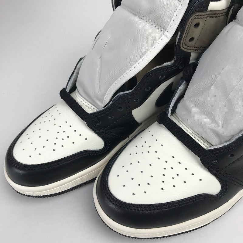 【中古美品】【レディース】 NIKE ナイキ 575441-105 AIR JORDAN 1 RETRO HIGH OG GS DARK MOCHA GS エアジョーダン1 レトロ ハイ OG GS ダークモカ スニーカー 靴 166-260113-mh-02-fuz サイズ：23.5 カラー：ホワイト 万代Net店
