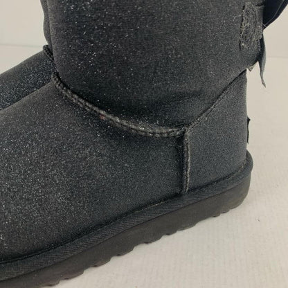 【中古品】【レディース】 UGG アグ MINI BAILEY BOW ll ミニ ベイリー ボウ ムートン ブーツ 靴 167-260130-mh-10-fuz サイズ：24cm カラー：ブラック 万代Net店