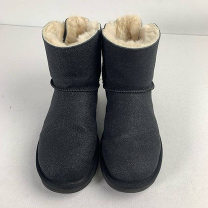 【中古品】【レディース】 UGG アグ MINI BAILEY BOW ll ミニ ベイリー ボウ ムートン ブーツ 靴 167-260130-mh-10-fuz サイズ：24cm カラー：ブラック 万代Net店