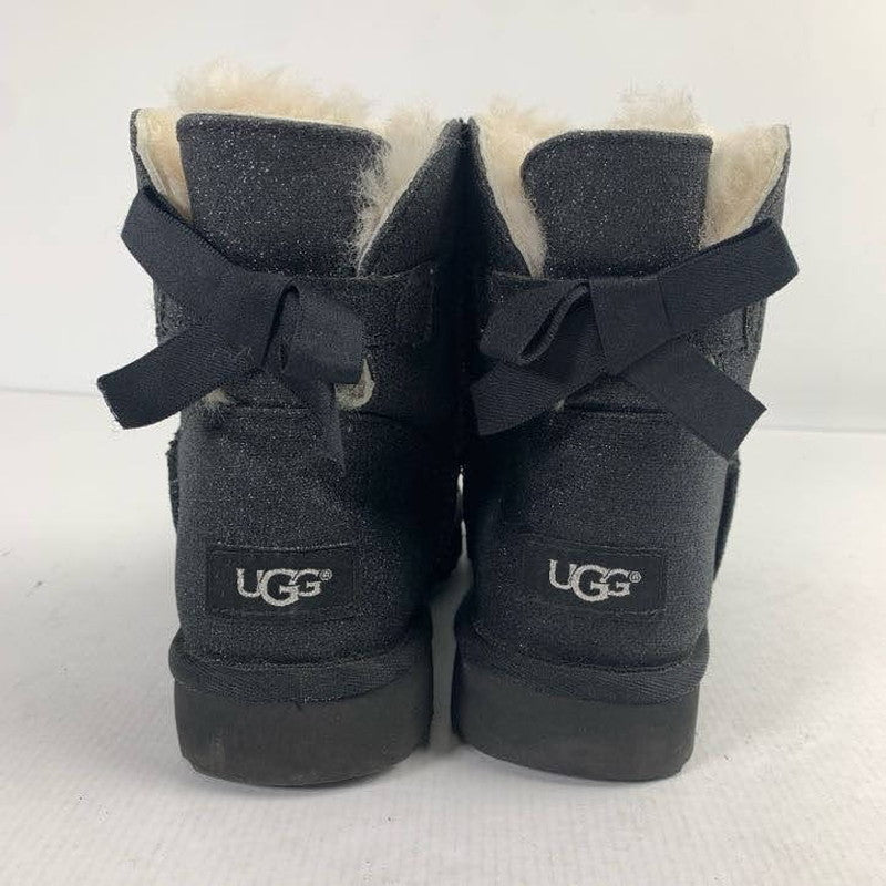 【中古品】【レディース】 UGG アグ MINI BAILEY BOW ll ミニ ベイリー ボウ ムートン ブーツ 靴 167-260130-mh-10-fuz サイズ：24cm カラー：ブラック 万代Net店