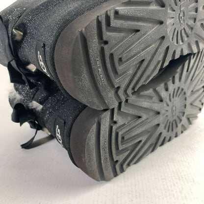 【中古品】【レディース】 UGG アグ MINI BAILEY BOW ll ミニ ベイリー ボウ ムートン ブーツ 靴 167-260130-mh-10-fuz サイズ：24cm カラー：ブラック 万代Net店