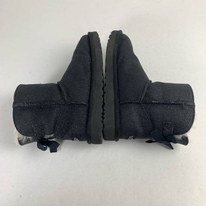 【中古品】【レディース】 UGG アグ MINI BAILEY BOW ll ミニ ベイリー ボウ ムートン ブーツ 靴 167-260130-mh-10-fuz サイズ：24cm カラー：ブラック 万代Net店
