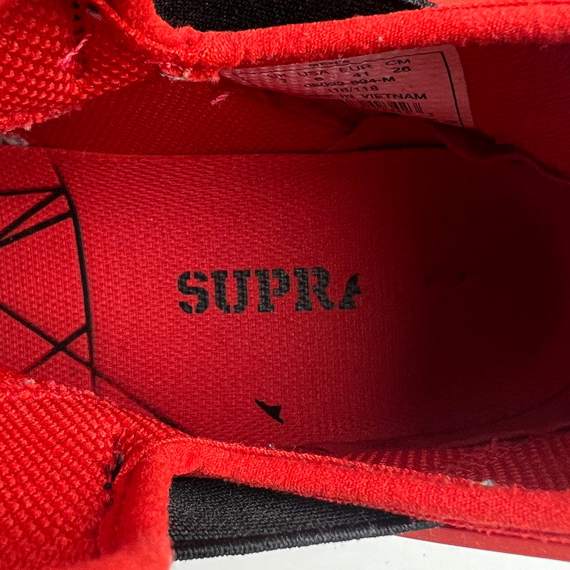 【中古品】【メンズ】 SUPRA SKYTOP スープラ スカイトップ RED SIZE:26.0cm スニーカー 靴 シューズ ※使用感あり 163-260804-io-17-fuzh 万代Net店