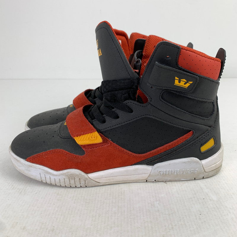 【中古品】【メンズ】 SUPRA スープラ BREAKER スニーカー 靴 BLACK-RED 26.5cm 靴 シューズ 163-260903-io-07-fuzh カラー：ブラックレッド 万代Net店