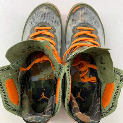 【中古品】【メンズ】 NIKE DV6255-300 UNDEFEATED AIR JORDAN 37 OIL GREEN スニーカー 靴 ナイキ アンディフィーテッド エアジョーダン 160-260123-mh-08-fuz サイズ：25.5cm カラー：グリーン 万代Net店