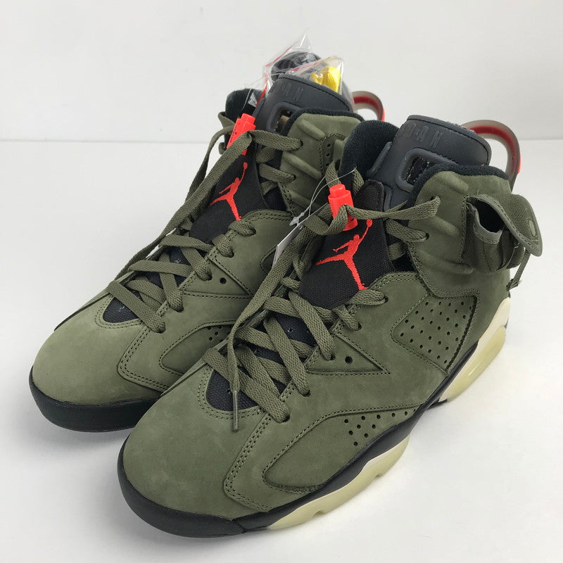 【中古美品】【メンズ】 NIKE ナイキ CN1084-200 TRAVIS SCOTT AIR JORDAN 6 RETRO "MEDIUM OLIVE" トラヴィススコット エアジョーダン6 レトロ ミディアム オリーブ スニーカー 靴 160-260113-mh-01-fuz サイズ：27 カラー：オリーブ 万代Net店
