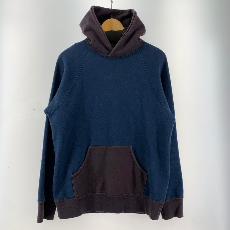 【中古品】【メンズ】 DELUXEWARE デラックスウエア HOODIE フーディー パーカー 145-260121-ky-02-fuz サイズ：XL カラー：ネイビー 万代Net店