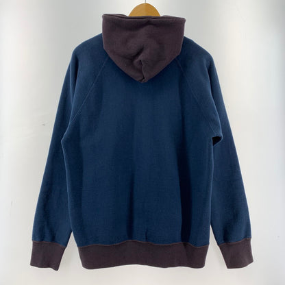【中古品】【メンズ】 DELUXEWARE デラックスウエア HOODIE フーディー パーカー 145-260121-ky-02-fuz サイズ：XL カラー：ネイビー 万代Net店