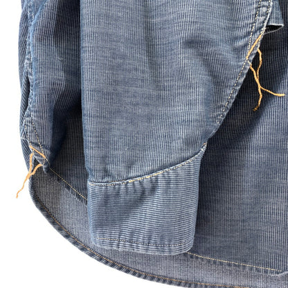 【中古品】【メンズ】 COLIMBO コリンボ TRIBOROUGH TRAP TOOLS WORK SHIRT ワークシャツ 145-260121-ky-05-fuz サイズ：17 カラー：インディゴ 万代Net店