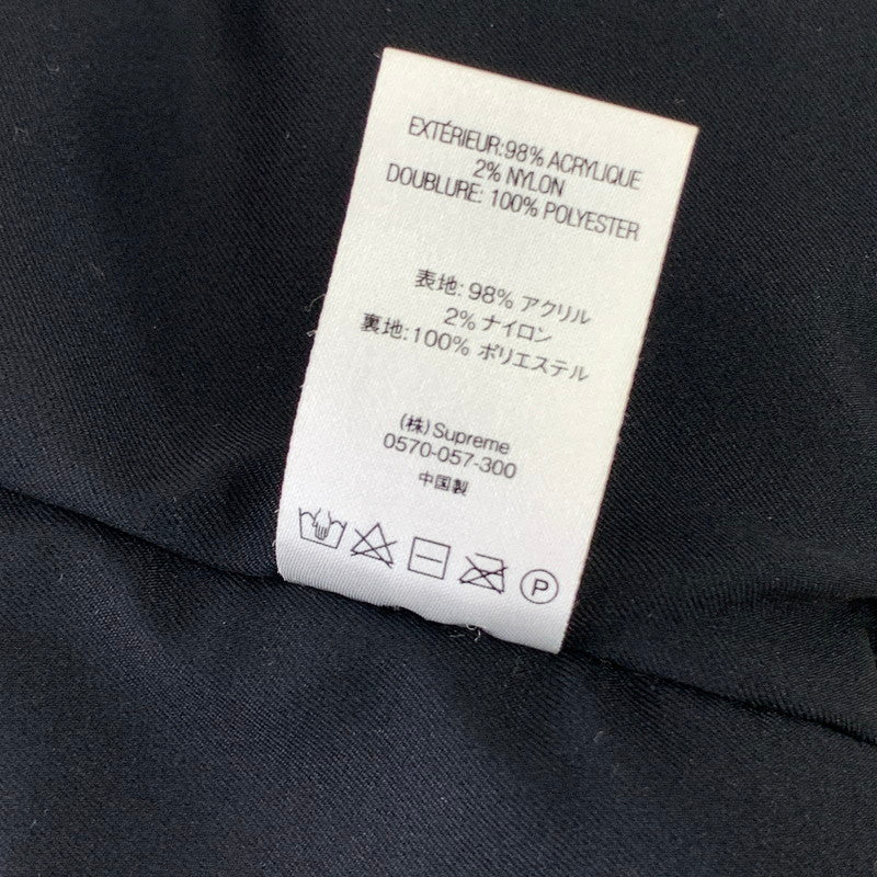 【中古品】【メンズ】 シュプリーム SUPREME 20AW CHULLO WINDSTOPPER ZIP UP SWEATER チュロ ウィンドストッパー ジップアップ セーター 149-260111-nm-11-fuz サイズ：S カラー：ブラック 万代Net店