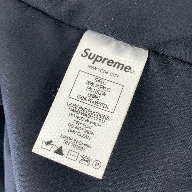 【中古品】【メンズ】 シュプリーム SUPREME 20AW CHULLO WINDSTOPPER ZIP UP SWEATER チュロ ウィンドストッパー ジップアップ セーター 149-260111-nm-11-fuz サイズ：S カラー：ブラック 万代Net店