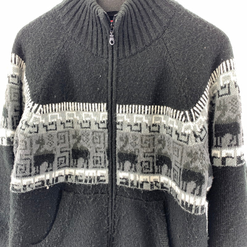【中古品】【メンズ】 シュプリーム SUPREME 20AW CHULLO WINDSTOPPER ZIP UP SWEATER チュロ ウィンドストッパー ジップアップ セーター 149-260111-nm-11-fuz サイズ：S カラー：ブラック 万代Net店