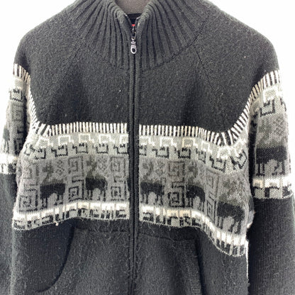 【中古品】【メンズ】 シュプリーム SUPREME 20AW CHULLO WINDSTOPPER ZIP UP SWEATER チュロ ウィンドストッパー ジップアップ セーター 149-260111-nm-11-fuz サイズ：S カラー：ブラック 万代Net店