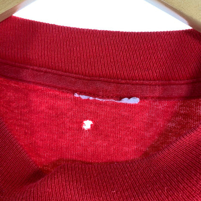【中古品】【メンズ】 USED TEE 半袖 Tシャツ ミッキーマウス プリント トップス 古着 145-260608-mh-08-fuzh サイズ：不明 カラー：レッド 万代Net店
