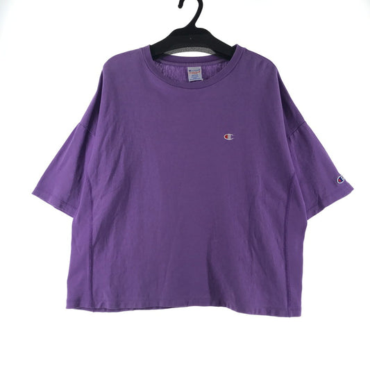 【中古品】【メンズ】 CHAMPION チャンピョン 半袖Tシャツ カラーPURPLE 紫 SIZE:M REVERSE WEAVE 148-260804-ky-01-fuzh 万代Net店
