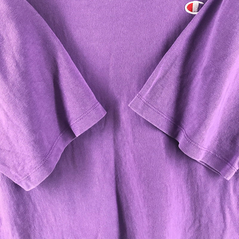 【中古品】【メンズ】 CHAMPION チャンピョン 半袖Tシャツ カラーPURPLE 紫 SIZE:M REVERSE WEAVE 148-260804-ky-01-fuzh 万代Net店