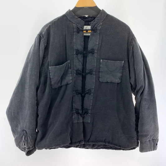【中古品】【メンズ】 ニードルス×ノーマリズム テキスタイル NEEDLES×NOMARHYTHM TEXTILE 中綿ジャケット チャイナジャケット 140-260111-nm-06-fuz サイズ：XL カラー：ブラック（グレー系） 万代Net店