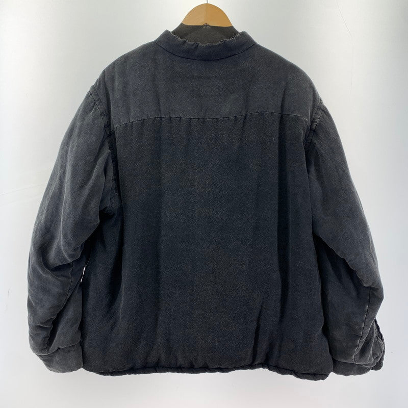 【中古品】【メンズ】 ニードルス×ノーマリズム テキスタイル NEEDLES×NOMARHYTHM TEXTILE 中綿ジャケット チャイナジャケット 140-260111-nm-06-fuz サイズ：XL カラー：ブラック（グレー系） 万代Net店