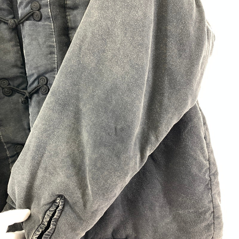 【中古品】【メンズ】 ニードルス×ノーマリズム テキスタイル NEEDLES×NOMARHYTHM TEXTILE 中綿ジャケット チャイナジャケット 140-260111-nm-06-fuz サイズ：XL カラー：ブラック（グレー系） 万代Net店