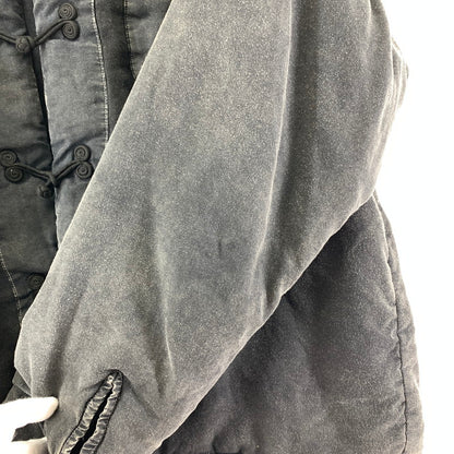【中古品】【メンズ】 ニードルス×ノーマリズム テキスタイル NEEDLES×NOMARHYTHM TEXTILE 中綿ジャケット チャイナジャケット 140-260111-nm-06-fuz サイズ：XL カラー：ブラック（グレー系） 万代Net店