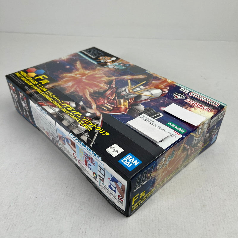 【中古美品】 内装未開封 HG ビルドバーニングガンダム ソリッドクリア 一番くじ 機動戦士ガンダム ガンプラ 2023 F賞 プラモデル プラモ 058-261009-io-51-fuzh 万代Net店
