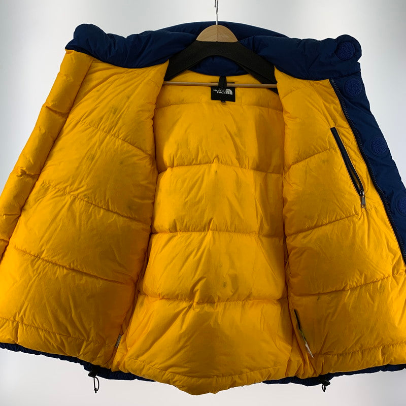 【中古品】【メンズ】 THE NORTH FACE ザ・ノースフェイス WS BROOKS RANGE LIGHT PARKA ウィンドストッパーブルックスレンジライトパーカ 144-260113-ky-07-fuz サイズ：L カラー：ネイビー/イエロー 万代Net店