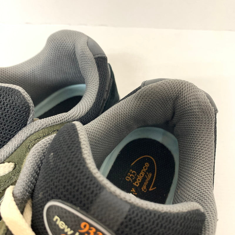 【中古品】【メンズ】 NEWBALANCE ニューバランス NM933BST 933GDY 靴 164-260116-ky-03-fuz サイズ：27.5 カラー：カーキ/ブラック 万代Net店