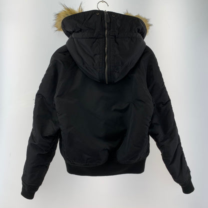 【中古品】【メンズ】 AVIREX アビレックス 6152176 N-2B FLIGHT JACKET フライト ジャケット アウター コート 古着 145-260114-ny-08-fuz サイズ：M カラー：ブラック 万代Net店