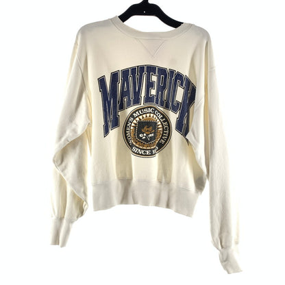 【中古品】【レディース】 MOUSSY マウジー スウェット SWEAT WHITE.MAVERICK SIZE:F 汚れあり 170-260702-io-24-fuzh 万代Net店