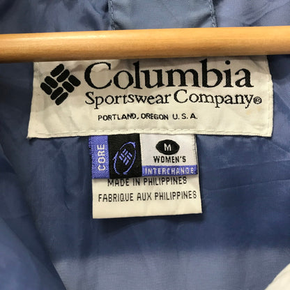 【中古品】【レディース】 COLUMBIA コロンビア ナイロンジャケット レディース Mサイズ ブルー 使用感あり 169-260404-io-27-fuzh 万代Net店