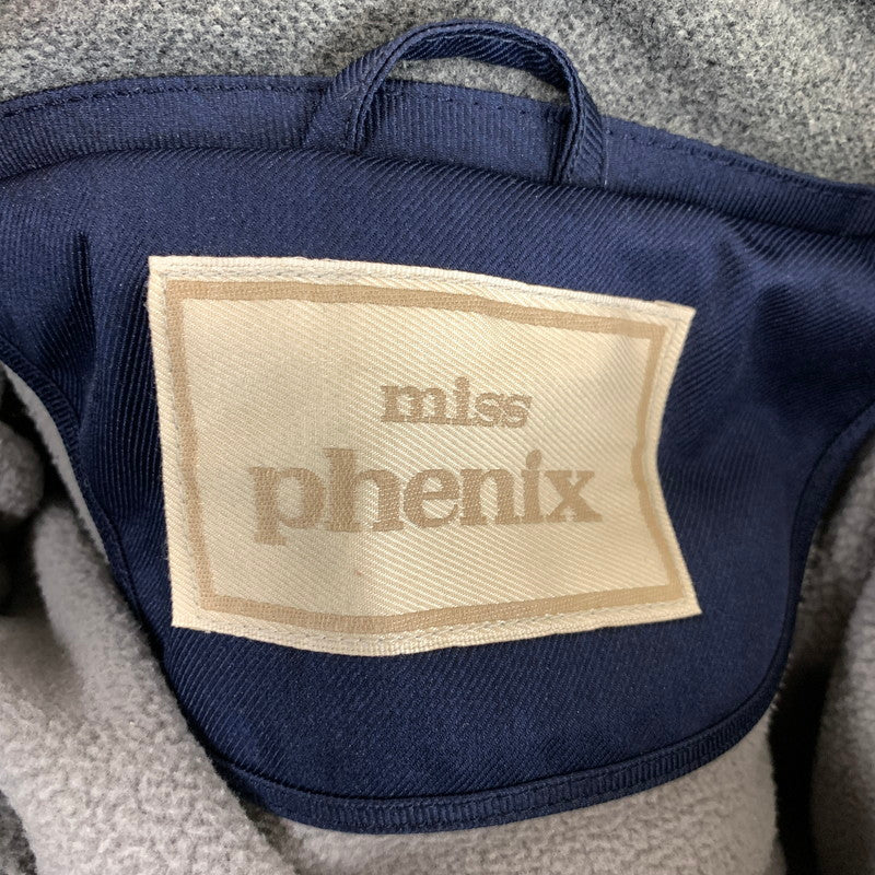 【中古品】【レディース】 miss phenix ミスフェニックス ヴィンテージ 平成 レトロ柄 中綿入りスキーウェア カラー ベージュ/ネイビー 127-261022-ky-01-fuz 万代Net店